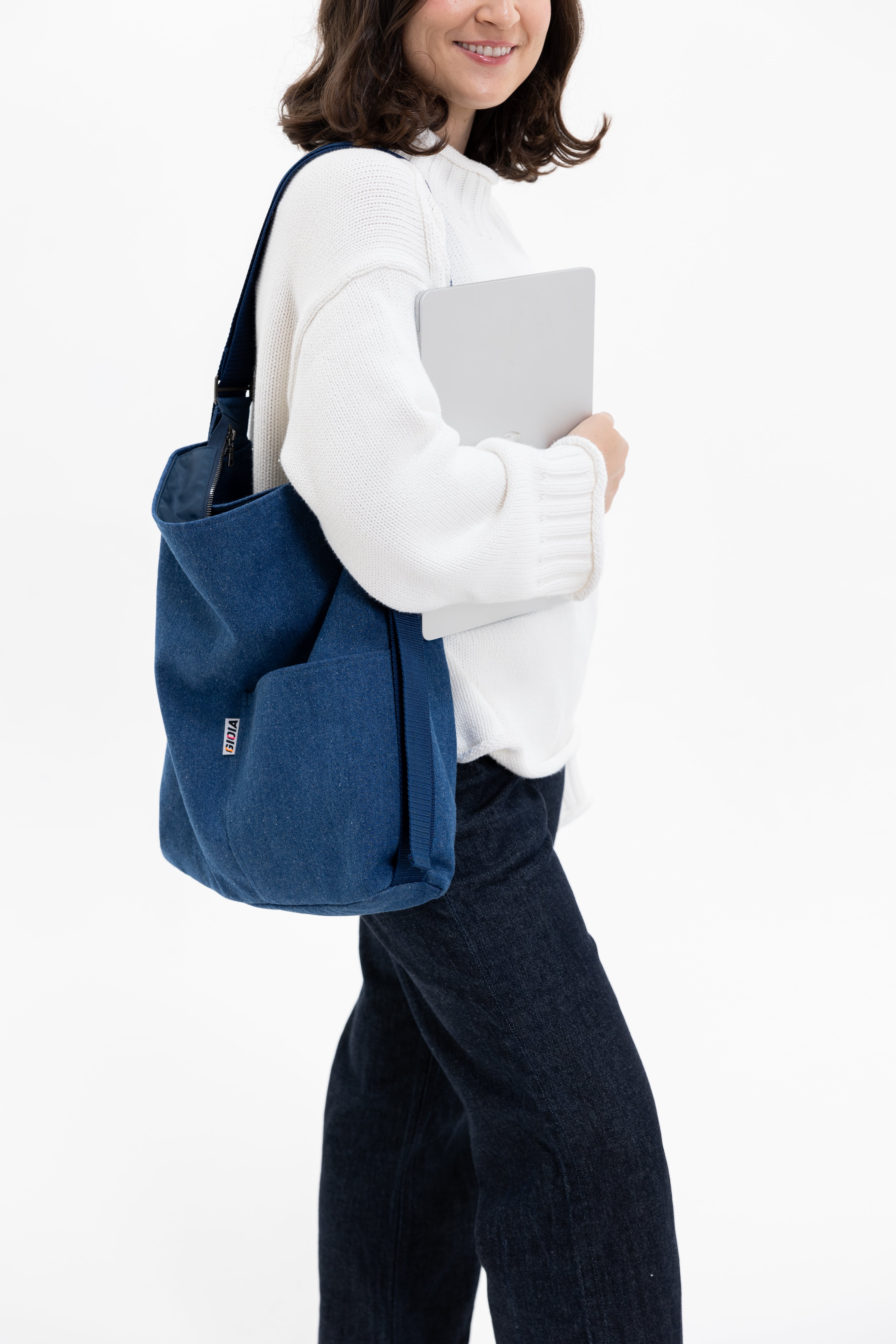 The Everyday Bag - Dark Wash Denim